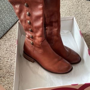 Nordstrom cognac boots in box. Excellent condition.